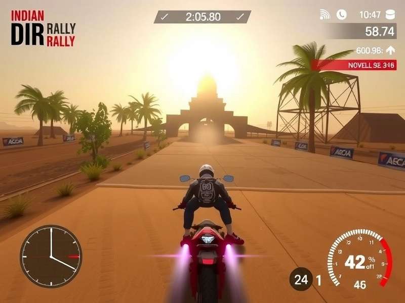 Indian Dirt Rally Game Screenshot